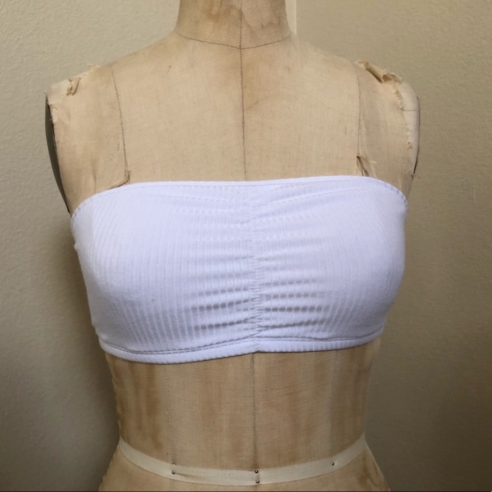 Emma and Sam Top or Bralette White